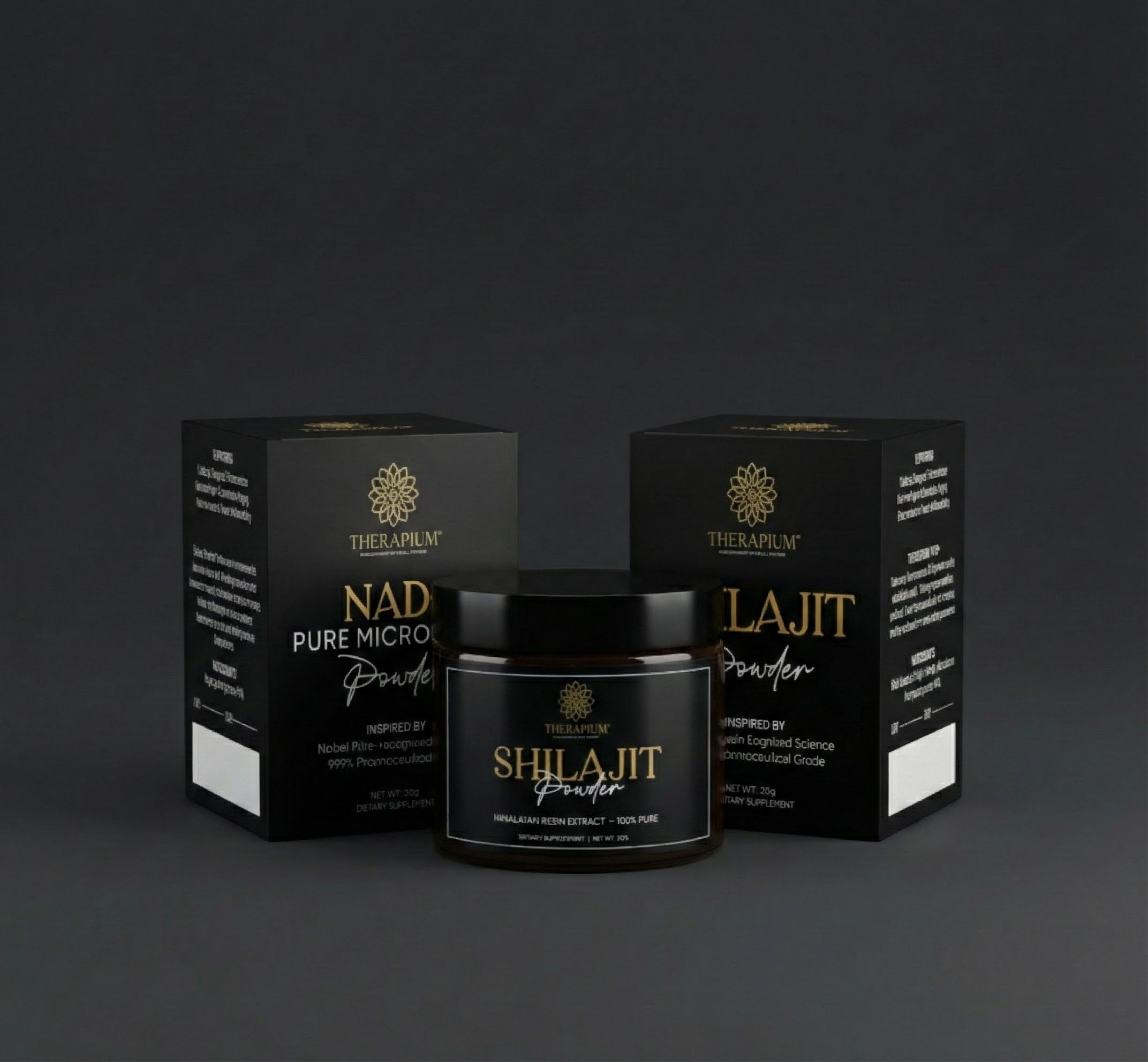 THERAPIUM™ Daily Energy Stack – NAD⁺ 20g + Shilajit